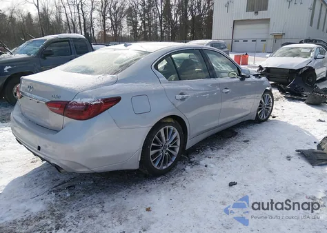 2019 Infiniti Q50 3.0T Luxe из США, поврежденный, VIN JN1EV7AR7KM592167